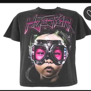 HELIOT EMIL Black Graphic Tee